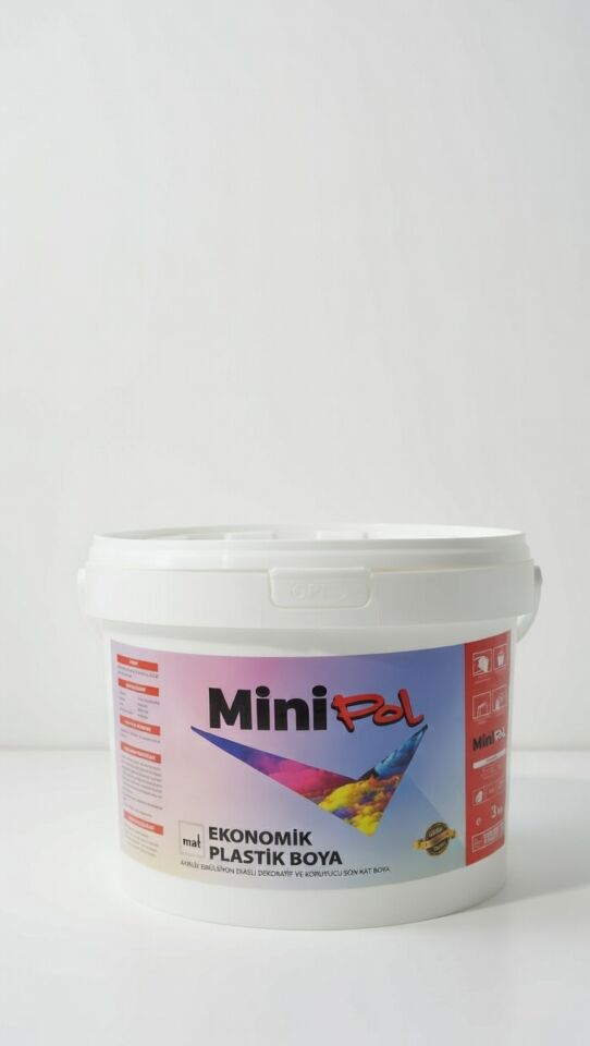 MİNİPOL EKONOMİK PLASTİK BOYA 3 KG