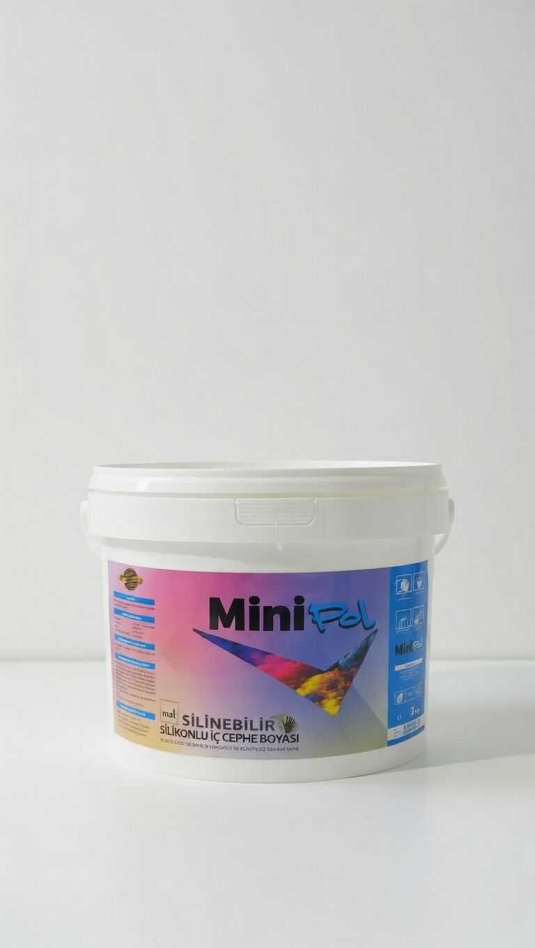 MİNİPOL SİLİNEBİLİR SİLİKONLU BOYA 3 KG