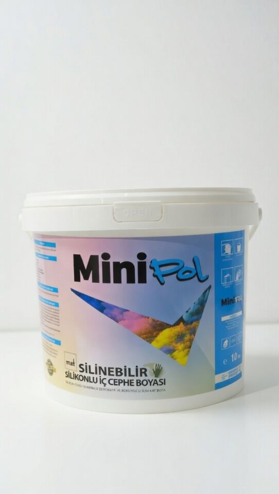 MİNİPOL SİLİNEBİLİR SİLİKONLU BOYA 10 KG